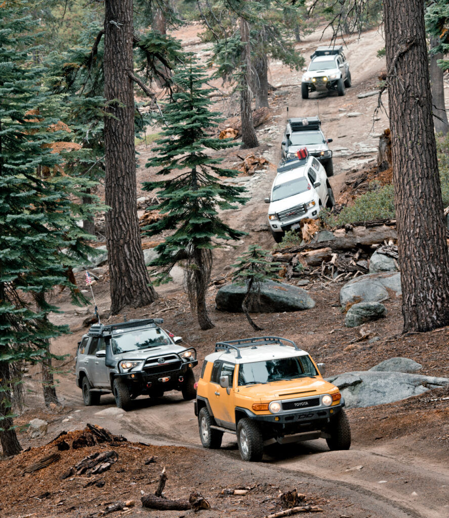 Vehicle choice on the trail.